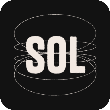 Sol app icon — gradient