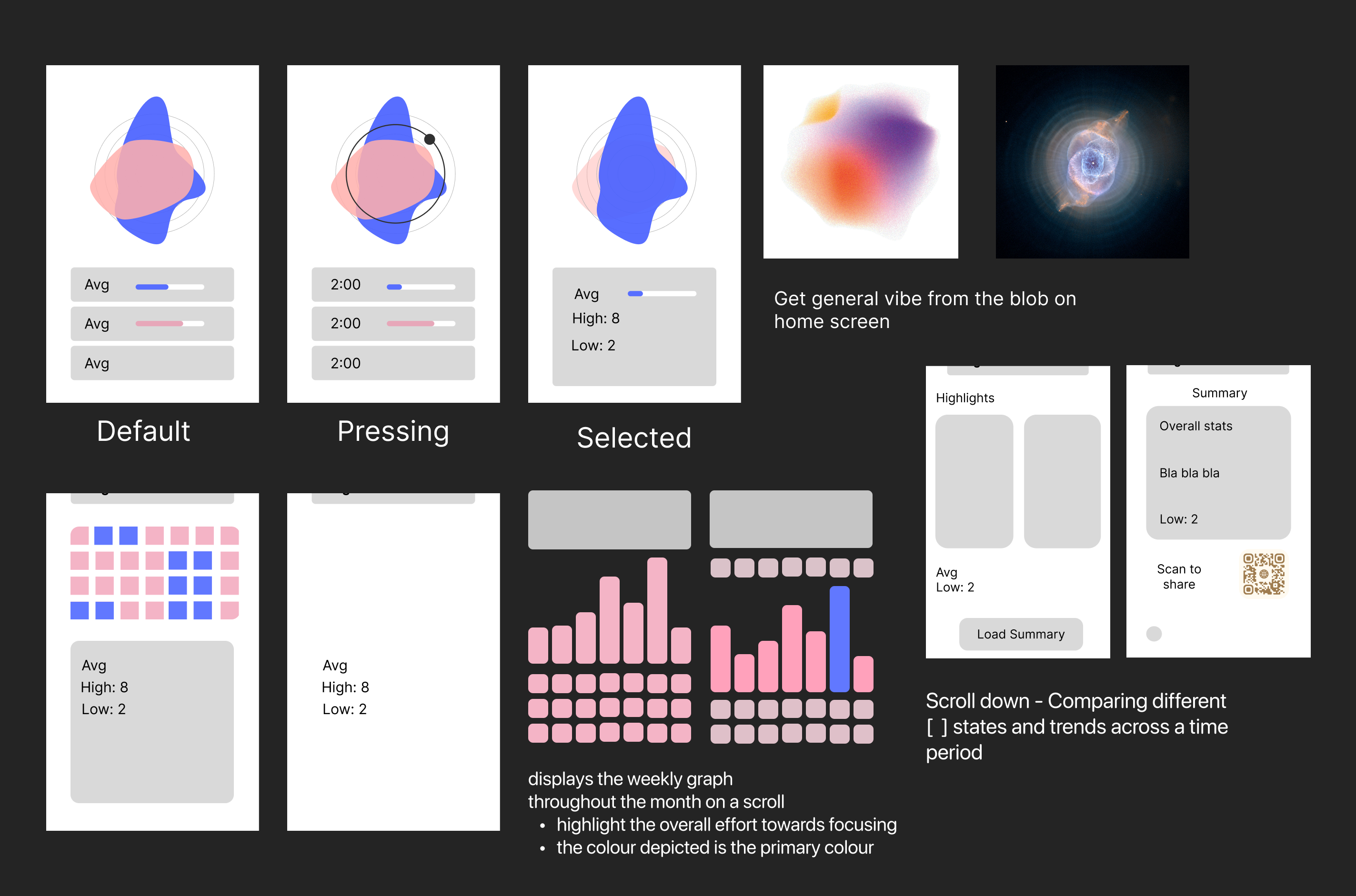 Early app concept ideas